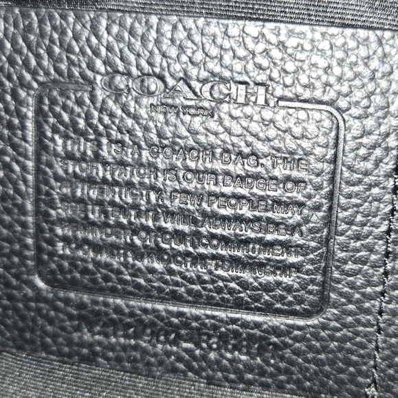 COACH Hudson Backpack F23202 Black Leather - Backpack - Picture 5 of 7